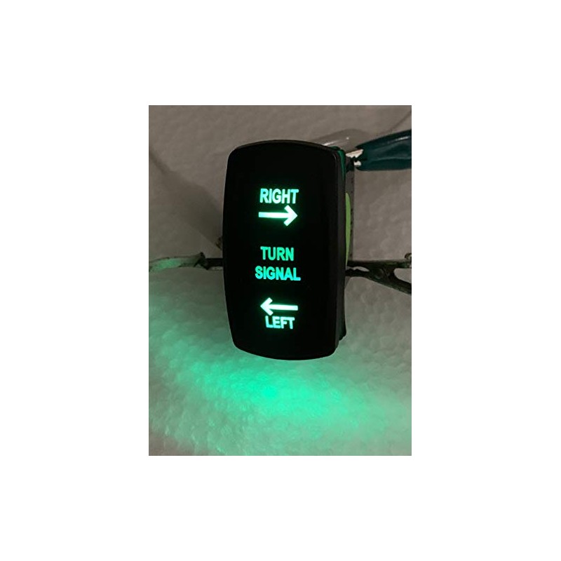 MCSADVENTURES ATV UTV Rocker Switch Universal Turn Signal Kit Blinker