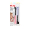 Nuby 2 in 1 Silicone and Stainless Steel Dual Ended