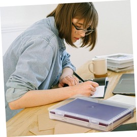 TEHAUX Storage Boxes Lids File Case for Documents Cards Photos Organize Protect Your Valuables