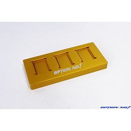 OPTION No.1 ミニ四駆用モーターピットスタンド (ゴールド) NO-M40002GO