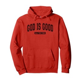 Vintage Christian God Is Good All The Time Family Matching Pullover Hoodie
