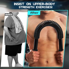 Mini Portable Torsion Bar – 44LB Arm & Wrist Trainer, Pocket-Sized Strength Equipment for Men & Women lnjuryRecovery, On-The-Go Fitness Gear with Ergonomic Non-Slip Handles