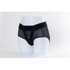Kitazato Pelvic Floor Supporter, Medical Use, Urine Leak, Uterine Prolapse, Genital Prolapse, Made in Japan, Keep it stuffy, Breathable Fabric, Black, Hip 34.3 - 37.4 inches (87 - 95 cm), M