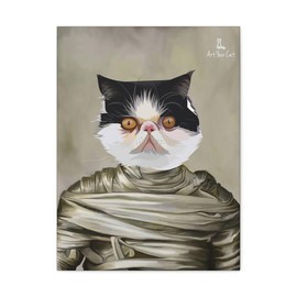 The Mummy Cat Portrait - Size: L (18" x 24")
