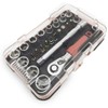 LUMBER JACK 25 Piece 1/4" Square Drive Metric Socket Set