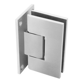 C.R. LAURENCE V1E337CH CRL Polished Chrome Vienna 337 Series Adjustable Wall Mount Full Back Plate Hinge