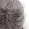 Men Gray Short Wig Heat Resistant Synthetic Multipurpose Adjustable Layered