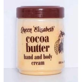 QUEEN ELIZABETH COCO BUTTER HAND,FACE AND BODY JAR CREAM 500ML 16.90 FLOZ...