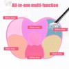 Makeup Brush Cleaner Mat 4 PCS, Makeup Brushs Cleaning Mat