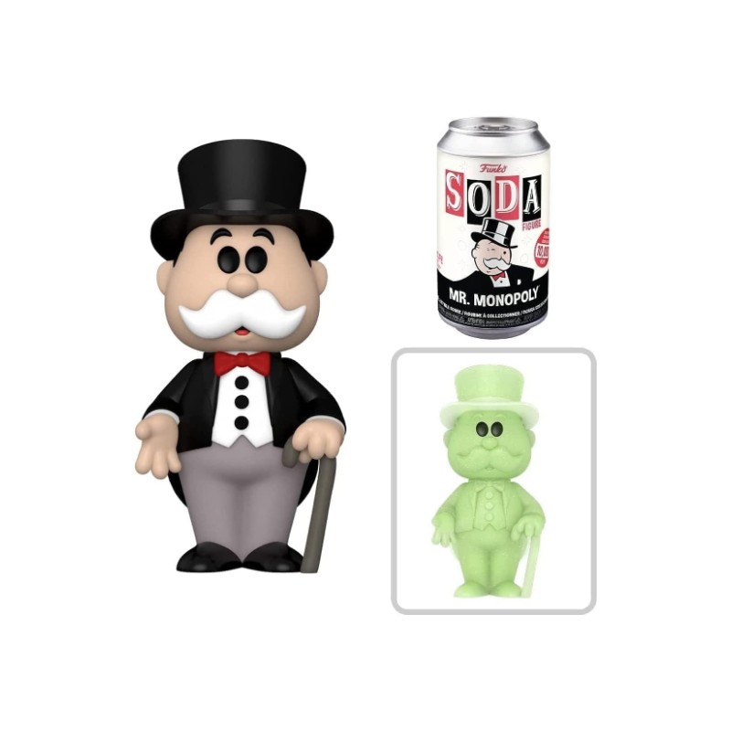 Retro Fun Figure Rich Uncle Pennybags SODA Character Bundled with