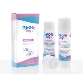 Gogo Baby Arnica Stick Pack 20g Pieza Aceites Naturales Uso Seguro Bebés Niños Compacto Poderoso Amoroso