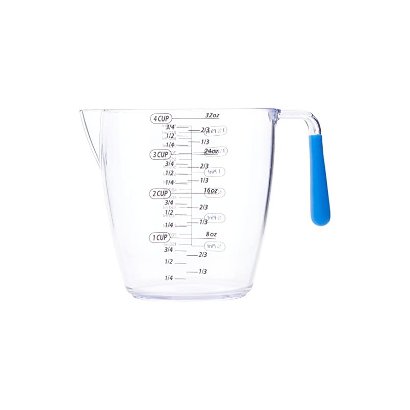 Colourworks CWMJUGSETBLU KitchenCraft 3 Piece Measuring Jug Set - Blue