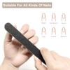 Nail Files Set, 20PCS 100/180 Grit Professional Nail Files Double