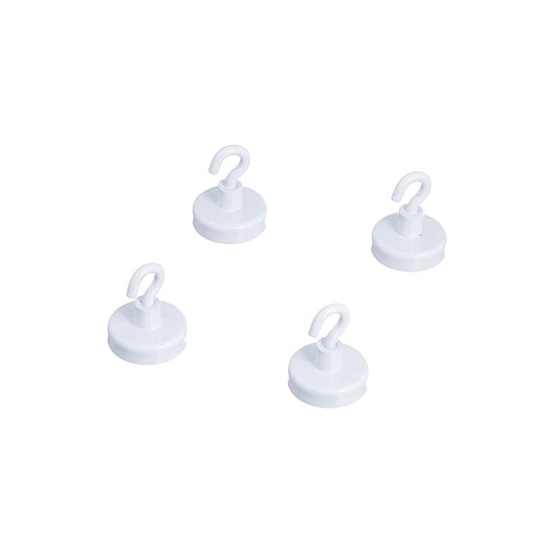 Magnet Expert® 25mm dia Ferrite White Painted Clamping Magnet with