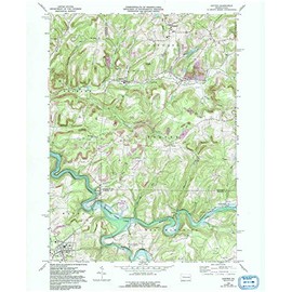 YellowMaps Dayton PA topo map, 1:24000 Scale, 7.5 X 7.5 Minute, Historical, 1968, Updated 1993, 26.9 x 22.1 in - Paper