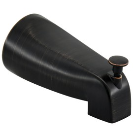 Slip Fit Tub Spout with Pull-Up Diverter for 1/2 inch Copper Tube, Oil-Rubbed Bronze