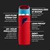 Gatorade 'Overtime' 22oz Stainless Steel Water Bottle, Straw Cap, Red/Blue