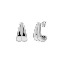 XENOX® Duo Drop Earrings – Women's Earrings Made of High-Quality Stainless Steel, 100% Waterproof, Stainless Steel, No Gemstone