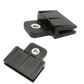 Titgoes Window Door Glass Channel Clip, Glass Regulator Holder Sash Clip, Universal for Most Cars, 2 Pieces (Black)