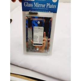 CRL Single  Glass Mirror Switch Plate Cover 5.25"L x 3.5"W