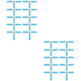 Scicalife 20pcs Butt Splice T- Type Butt Connector Crimp Connectors Insulated Electrical Waterproof Wire Terminal Connectors