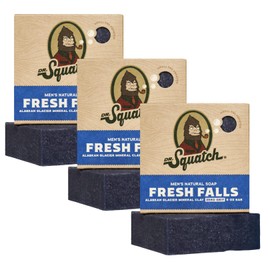 Dr. Squatch Dr. Squatch Natural Bar Soap for Men - Cold Process Soap with No Harsh Chemicals - Fresh Falls (5 oz, 3-Pack)