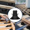 24 Pack Adjustable Deck Support Pedestal, Deck Support Pedestals Adjustable
