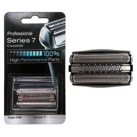 Series 7 70B Black Shaver Foil & Cutter for Braun Pulsonic 5693, 760CC, 9585, 9785, 5673,790CC, 9595, 9795, 5671, 790CC