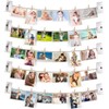Emfogo Pictures Wall Decor, Wood Hanging Photo Display DIY Decor