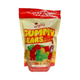 Gummy Bears Flavored With Lemon Peel, 42 ounce (2.625 lbs)