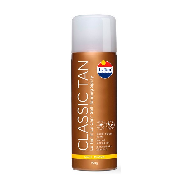 Le Tan Classic Tan Self Tanning Spray 150g - Light-Medium