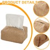 EIHI Tissue Box Storage Box for Car Tissues Cosmetic Tissues