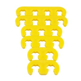 Auto Speed Performance 7mm 8mm Spark Plug Wire Separators Dividers Looms Yellow fit Mustang Chevy