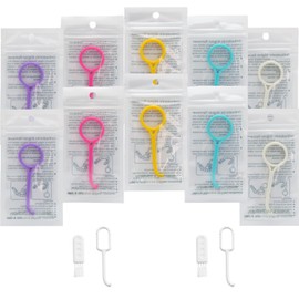 10 Pcs Clear Aligner Removal Tool Kit - Portable Retainer Remover Hook for Invisible Braces, Aligners & Retainers - Easy Pull Tool Kit (5 Colour)