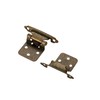 Ravinte Antique Bronze Cabinet Hinges, 1/2 Inch Overlay, 50 Pack