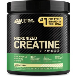 Optimum Nutrition Micronized Creatine Monohydrate Powder, Blueberry Lemonade Creatine, 60 Servings, 360 Grams (Packaging May Vary)