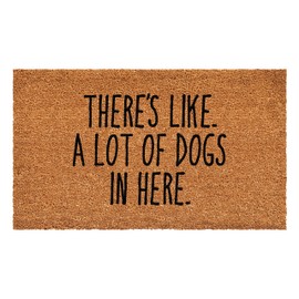 Calloway Mills There's Like a lot of Dogs here Doormat (17" x 29")