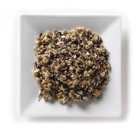 Mahamosa Herbal Flower Tea Blend and Tea Filter Set: 2 oz Orange Chamomile Dream Herbal Tea, 100 Loose Leaf Tea Filters (Bundle- 2 items)(Tea ingredients: Chamomile, orange peel, hibiscus, and orange flavor)