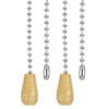 PATIKIL 1M 3.3ft Ceiling Fan Pull Chain, 2 Pcs Beaded