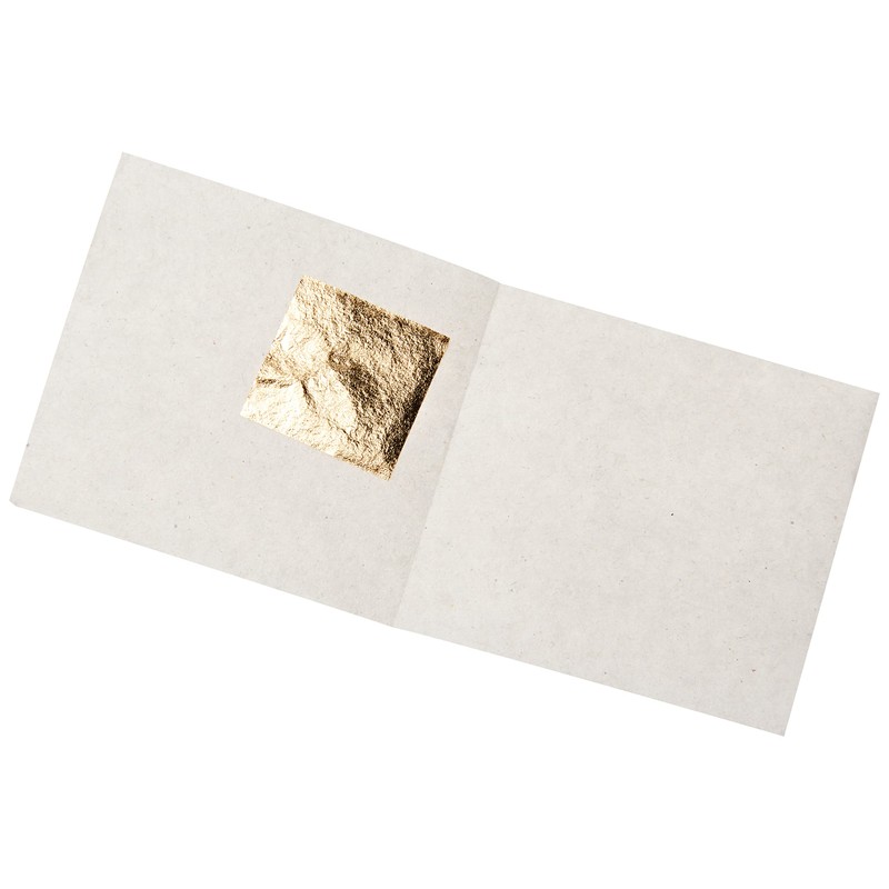 Sim Gold Leaf Leaf, Gold, 20 mm x 20 mm,