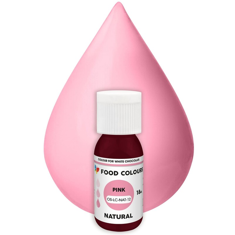 Food Colours Natural Liquid Food Colouring - Pink 18ml