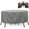 KHOMO GEAR - Round Patio Table & Chair Set Cover