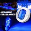 ALFU 4Pcs 12V Blue LED Boat Navigation & Courtesy Lights