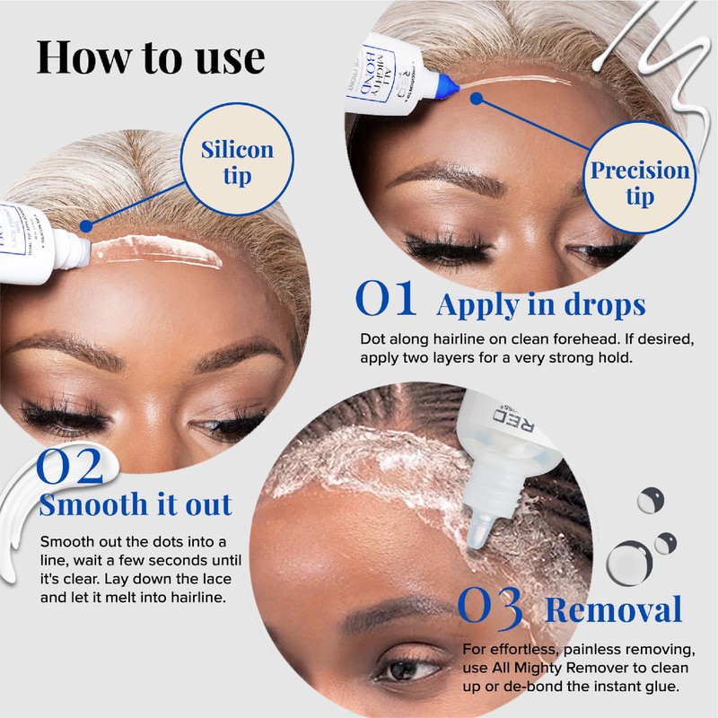 Red by Kiss All Mighty Bond Lace Front Wig Glue,