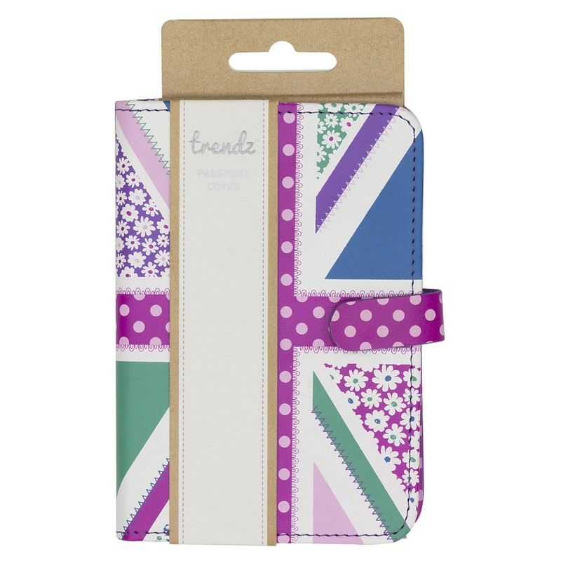 Trendz Fashionable Patterned Travel Passport Case Cover Protector and Holder