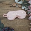 Pink Satin Bride Eye Mask (Pink, Bride)