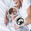 BEKECH New Uncle Keychain Pregnancy Announcement Uncle Level Unlocked Keychain