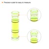 HARFINGTON 10pcs Small Cylindrical Bubble Level Vials 7x26mm PMMA Mini