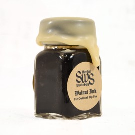 Historic Black Walnut brown ink for dip pens