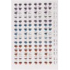 Stickers Accessories, Cute Cartoon Eyes Anime Figurine Eye Water Stickers